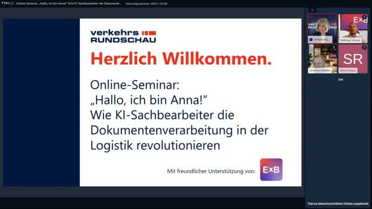 Online-Seminar: "Hallo, ich bin Anna!" - Dokumentenverarbeitung in der Logistik
