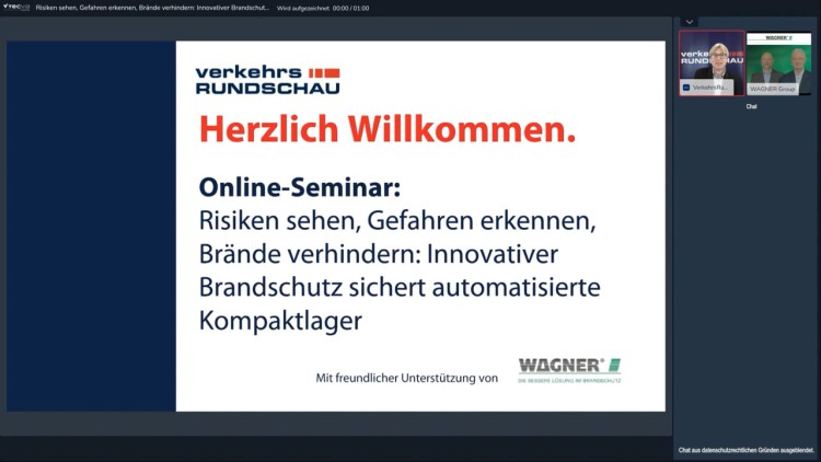 Online-Seminar: Innovativer Brandschutz sichert automatisierte Kompaktlager