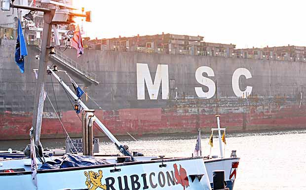 Hafen Antwerpen: Binnenschiffer bekommen noch bis Jahresende Zuschuss für AIS-System