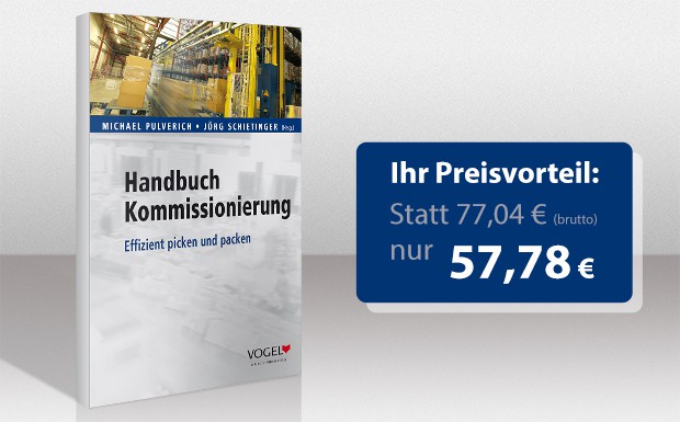 25 % Rabatt: „Handbuch Kommissionierung“