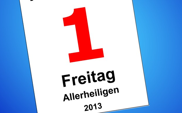 Fahrverbot an Allerheiligen