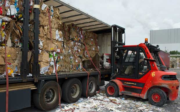 Verladeempfehlungen zur Ladungssicherung von Altpapierballen