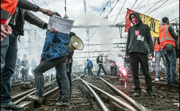 Erneuter Bahnstreik in Frankreich