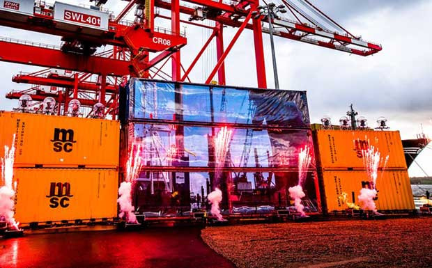 Neues Containerterminal im Hafen Liverpool eröffnet