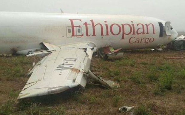 Boeing 737-Frachter verunglückt in Ghana