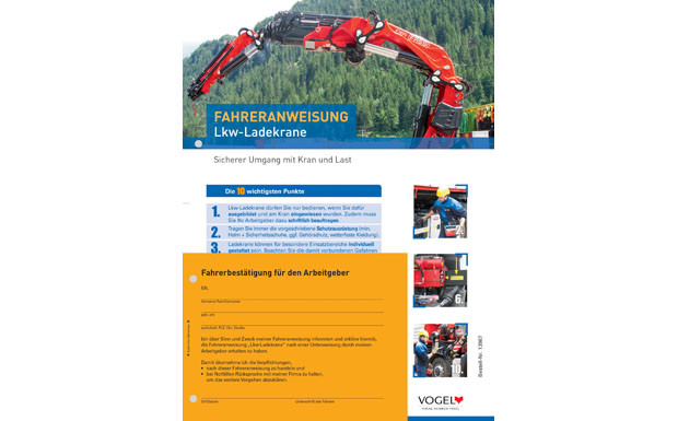 Fahreranweisung Lkw-Ladekrane