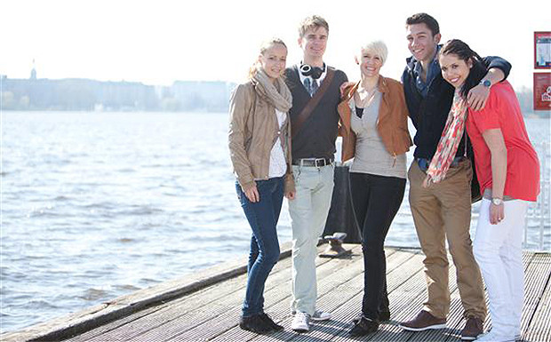 Studenten einer Privaten Hochschule