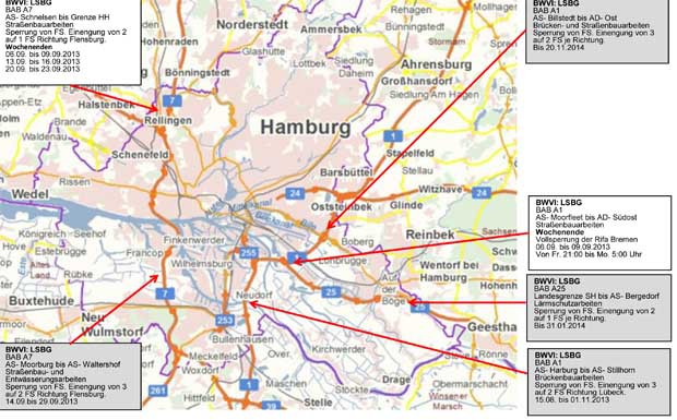 Hamburger Kraftakt zur Straßensanierung