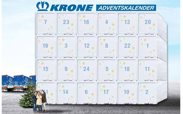 Krone macht Weihnachtsstimmung mit Wechselkoffern