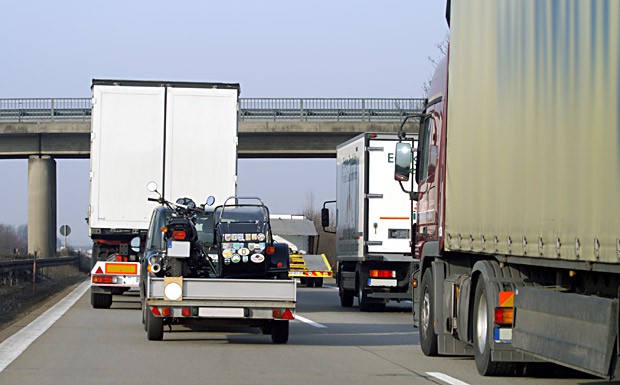 Schwerverkehr auf A2 am stärksten