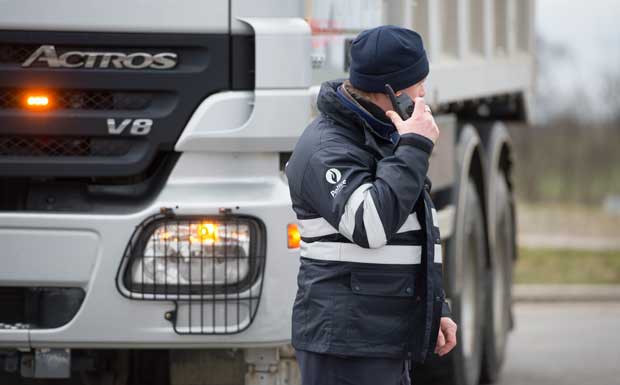 Belgien: Polizei löst Lkw-Maut-Proteste auf