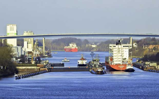 Kieler Kanalschleusen wochenlang gesperrt