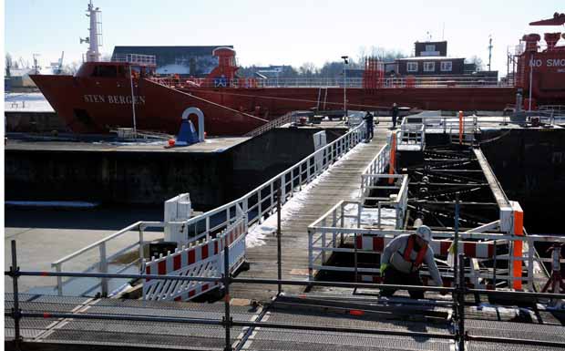 Erneut eingeschränkter Verkehr auf dem Nord-Ostsee-Kanal