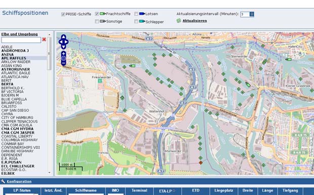 Hamburg verbessert Zulaufsteuerung von Großschiffen