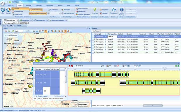 PTV Smartour jetzt mit Telematikanbindung