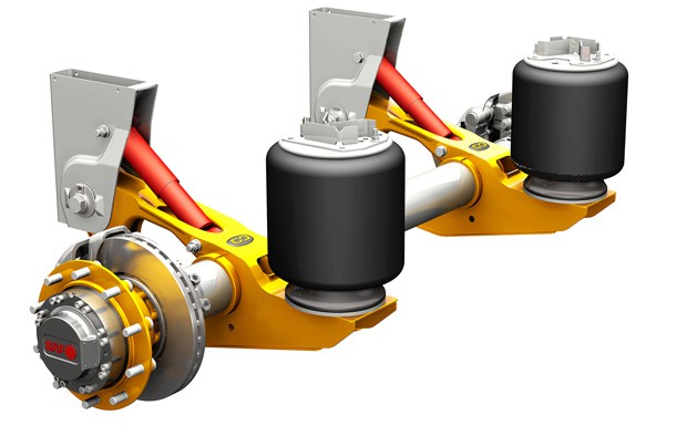 SAF-Holland entwickelt angetriebene Trailerachse