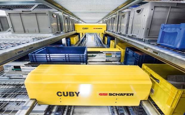 Cemat: Cuby von SSI shuttelt auf einer Ebene