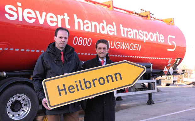 Die Sievert Handel Transporte expandiert in Süddeutschland Sievert, Heilbronn