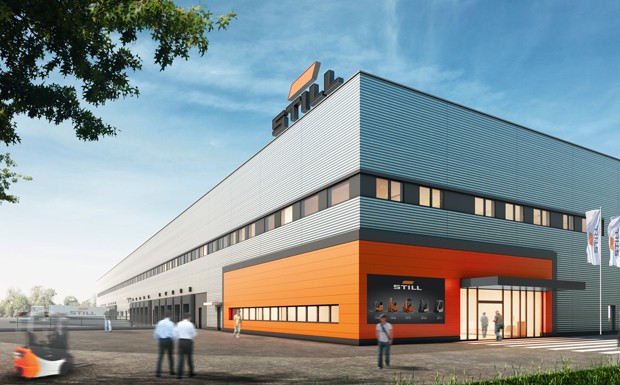 Still legt Grundstein für neues Logistikzentrum