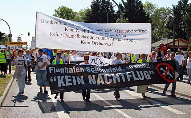 Großflughafen Berlin: Volksinitiative für Nachtflugverbot startet