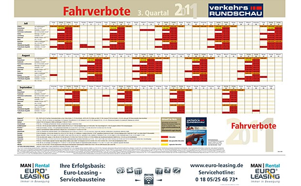 Fahrverbotskalender