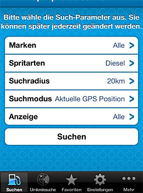 App-Test: Auf der Suche nach dem günstigsten Sprit