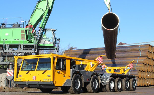 Tatra baut sechs-achsigen Rohrträger