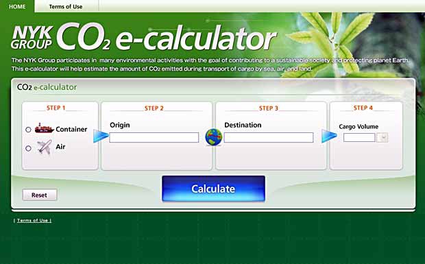 NYK: Neuer CO2-Rechner für See- und Luftfracht-Transporte