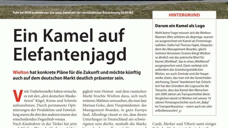 Ein Kamel auf Elefantenjagd