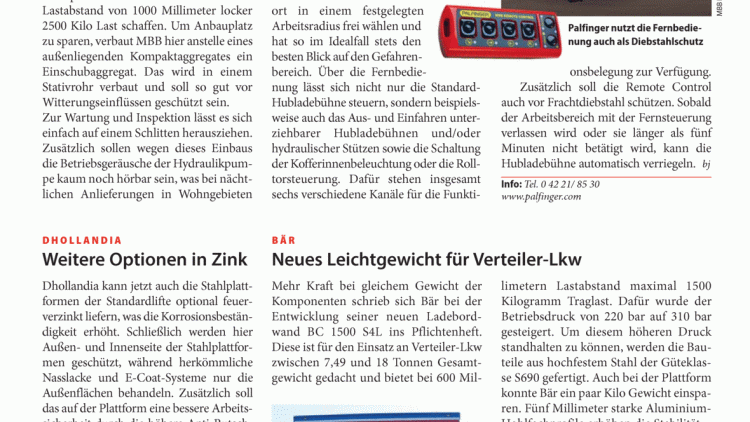 Dhollandia: Weitere Optionen in Zink