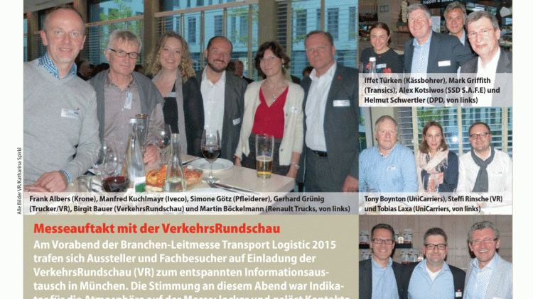 Messeauftakt mit der VerkehrsRundschau