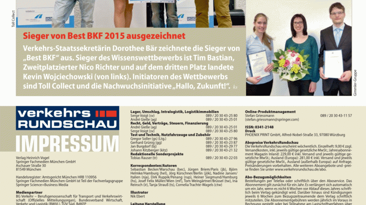 Preisgekrönte Absolventen