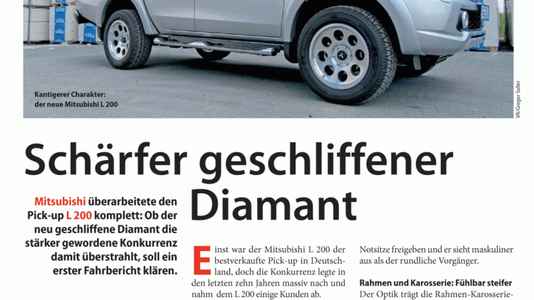 Schärfer geschliffener Diamant