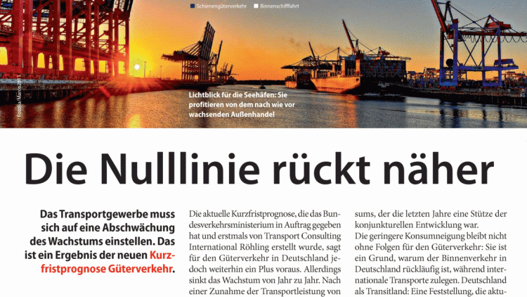 Die Nulllinie rückt näher