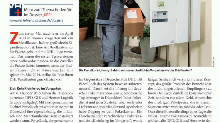 Interview: "ParcelLock wird kostengünstigen Zugang ermöglichen"