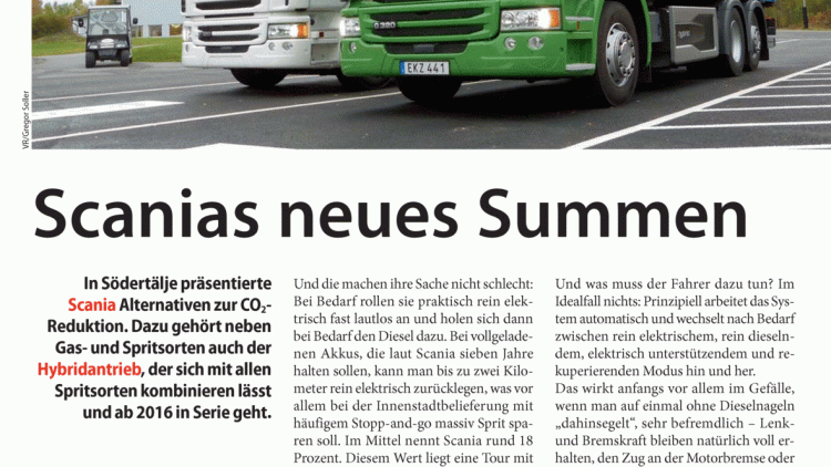 Scanias neues Summen