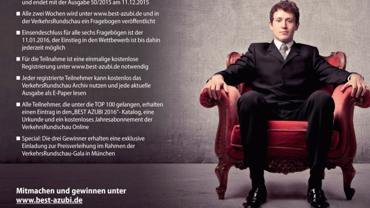 Mach Dich zum BEST AZUBI 2016!