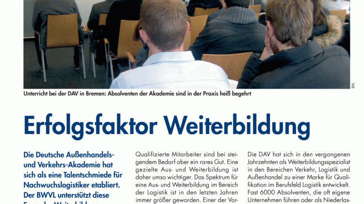 Erfolgsfaktor Weiterbildung