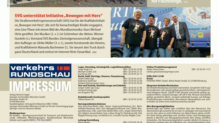 SVG unterstützt Initiative "Bewegen mit Herz" SVG unterstützt Initiative "Bewegen mit Herz"