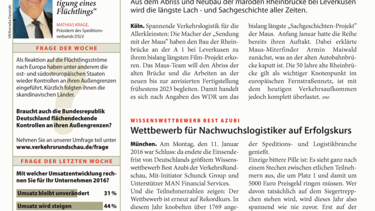 Wissenswettbewerb Best Azubi: Wettbewerb für Nachwuchslogistiker auf Erfolgskurs Wissenswettbewerb Best Azubi: Wettbewerb für Nachwuchslogistiker auf Erfolgskurs