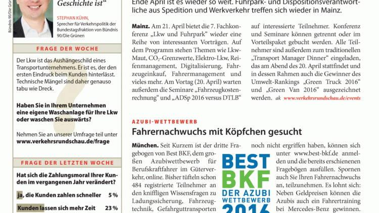 Treffen der Transport-Manager Treffen der Transport-Manager