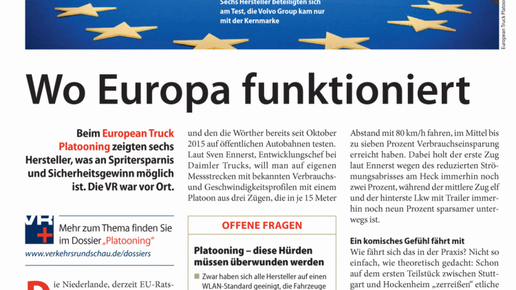 Wo Europa funktioniert