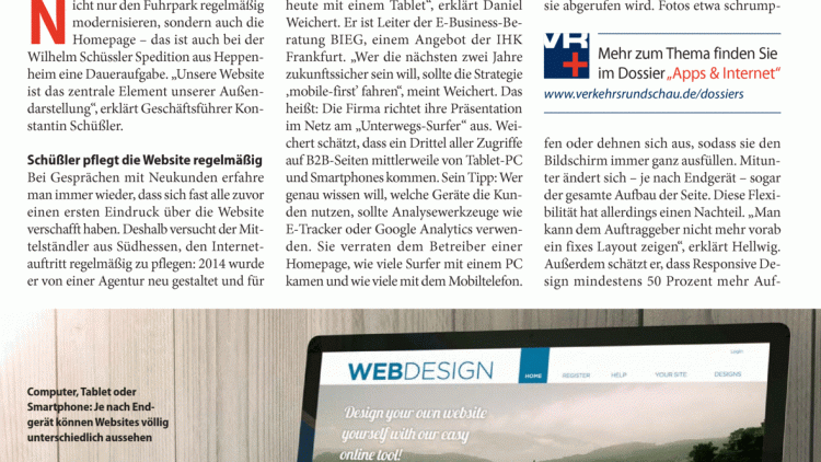 Interview: "Eine kurze und knackige Homepage" Interview: "Eine kurze und knackige Homepage"