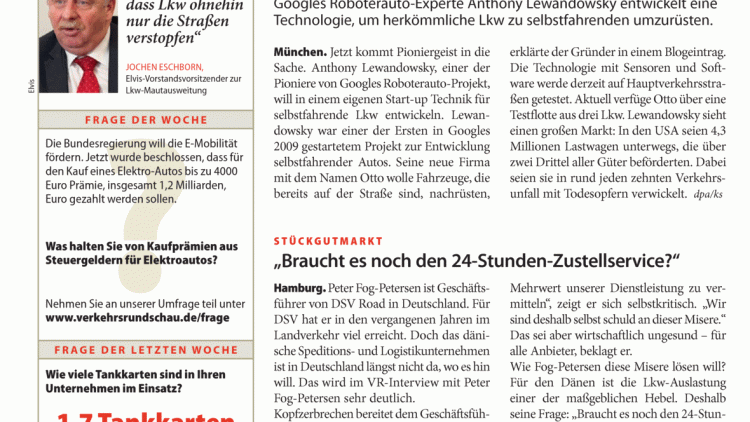 Stückgutmarkt: "Braucht es noch den 24-Stunden-Zustellservice?" Stückgutmarkt: "Braucht es noch den 24-Stunden-Zustellservice?"