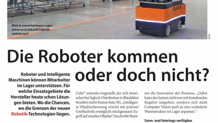 Interview: Roboter können Mitarbeiter entlasten