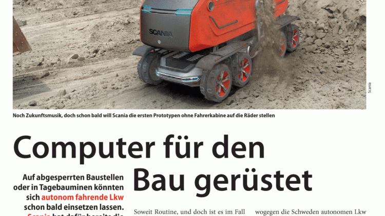 Computer für den Bau gerüstet