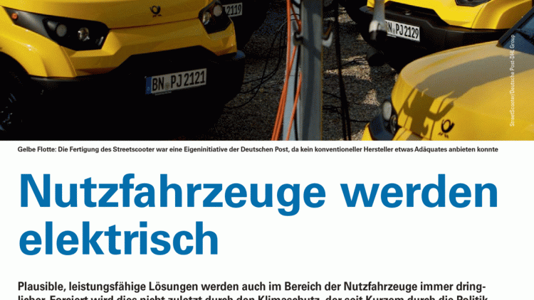 Nutzfahrzeuge werden elektrisch