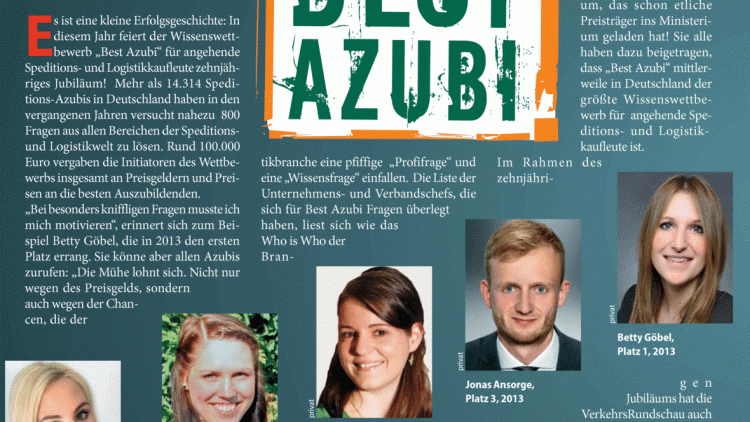 Wir feiern zehn Jahre Best Azubi