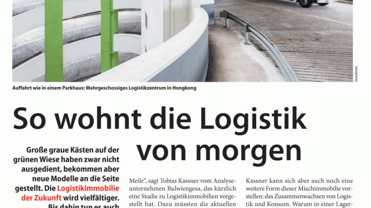 Interview: Es gibt Lagerhallen mit 10 bis 15 Geschossen Interview: Es gibt Lagerhallen mit 10 bis 15 Geschossen