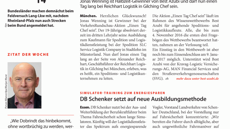 Simulator-Training zum Energiesparen: DB Schenker setzt auf neue Ausbildungsmethode Simulator-Training zum Energiesparen: DB Schenker setzt auf neue Ausbildungsmethode